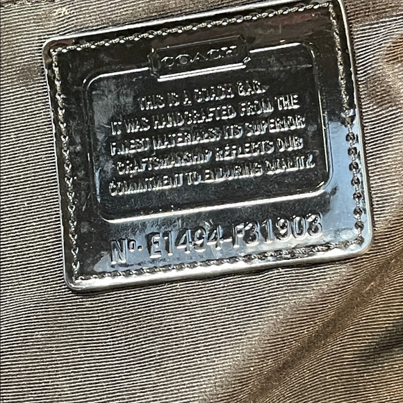 Vintage Coach Mia Ocelot Leopard Print Crossbody Shoulder Bag Coach F31903 - Picture 5 of 9